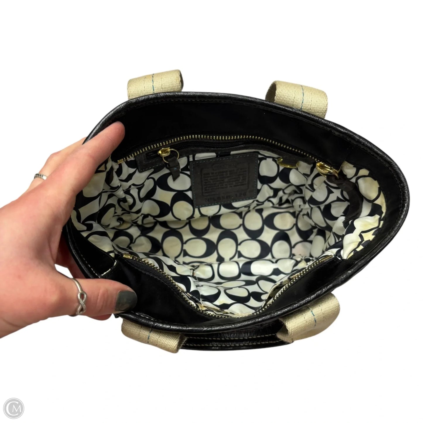 Handbag Designer By Coach, Size: Small