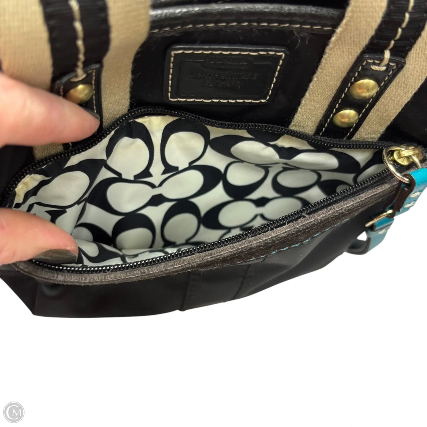 Handbag Designer By Coach, Size: Small