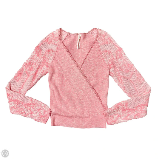 Sweater By Anthropologie In Pink, Size: Xs
