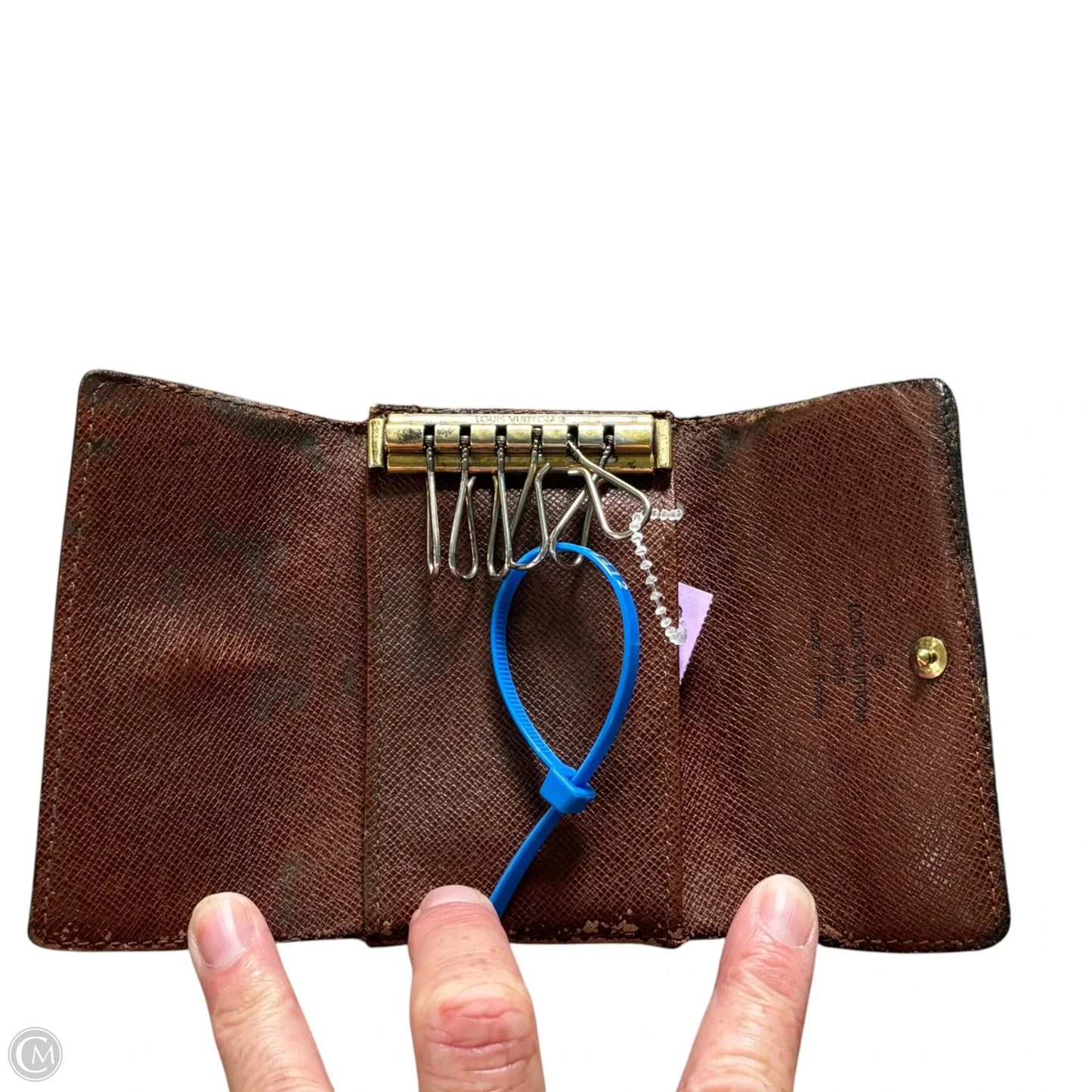 Key Chain Luxury Designer By Louis Vuitton, Size: Small