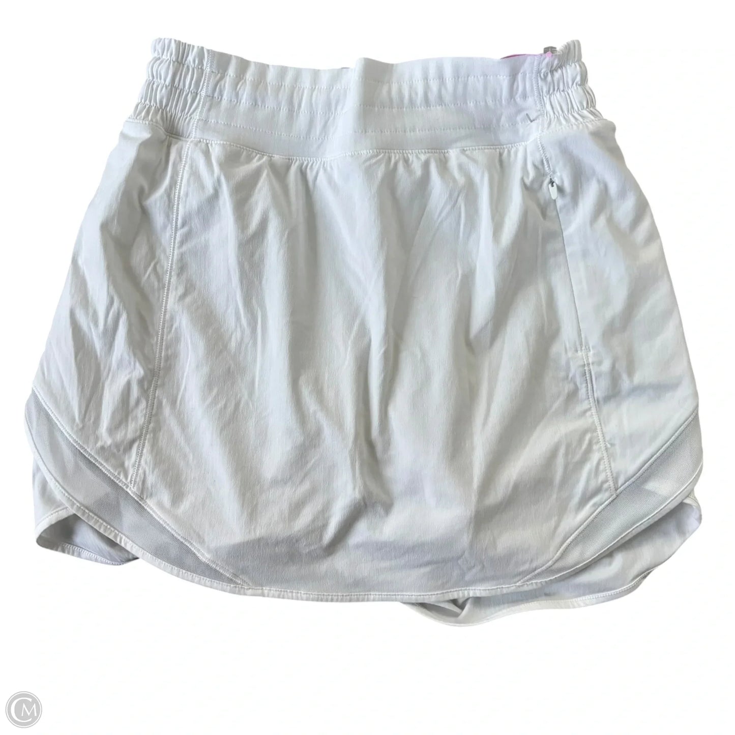 Athletic Skort By Lululemon In White, Size: S