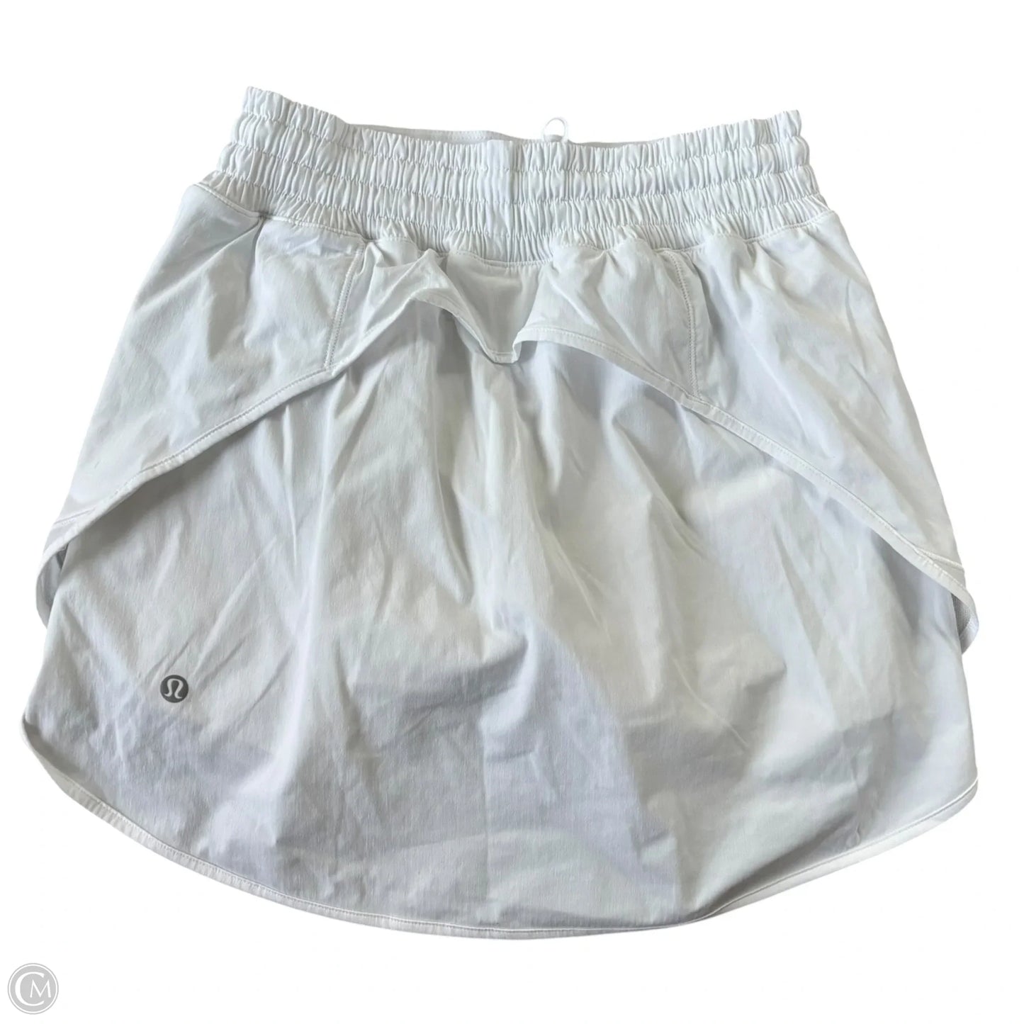 Athletic Skort By Lululemon In White, Size: S