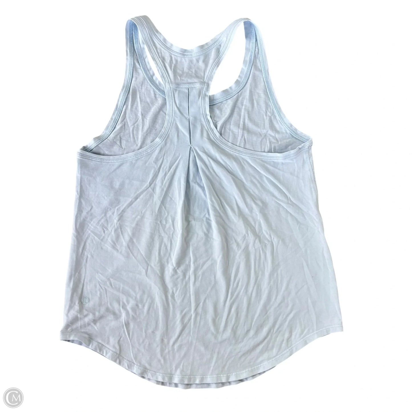 Athletic Top Short Sleeve By Lululemon In Blue, Size: S