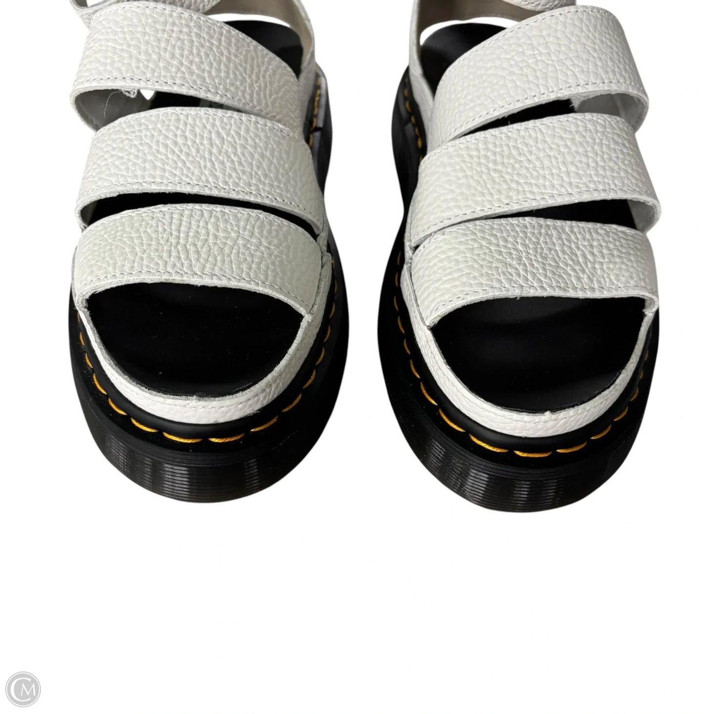 Sandals Flats By Dr Martens In White, Size: 9
