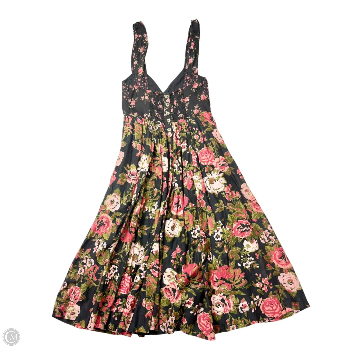 Dress Casual Maxi By Free People In Black & Red, Size: S