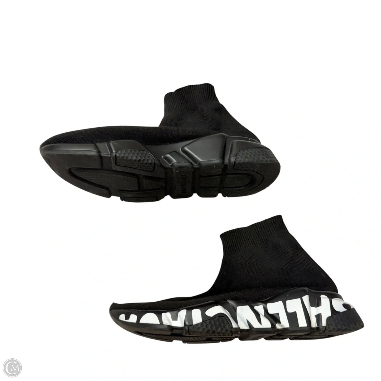 Shoes Luxury Designer By Balenciaga In Black, Size: 7