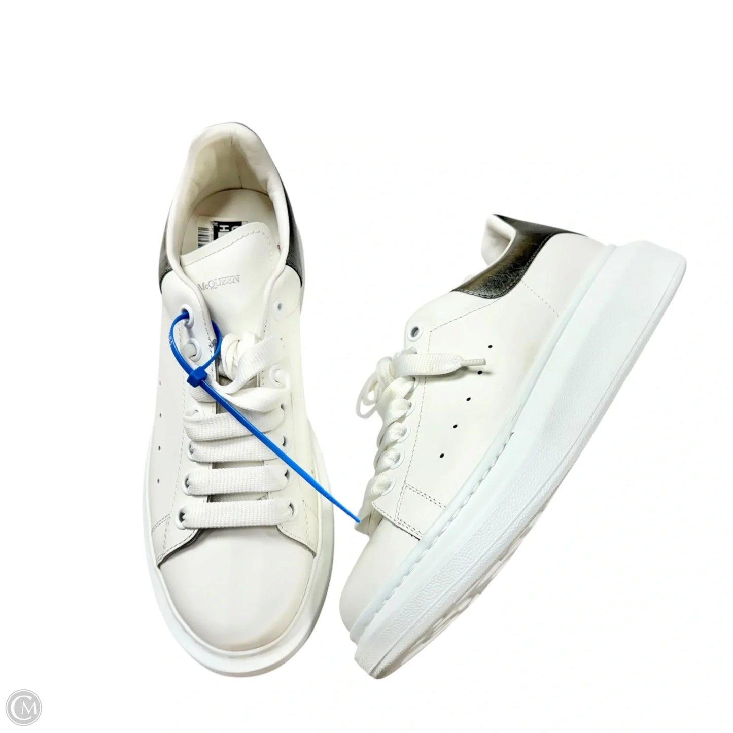 Shoes Luxury Designer By Alexander Mcqueen In White, Size: 10.5
