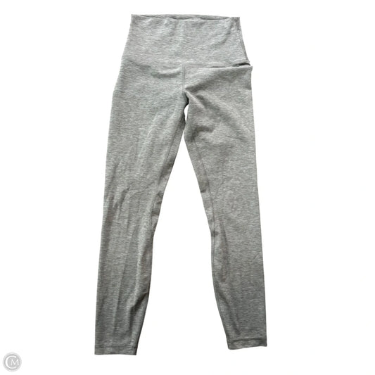 Athletic Leggings By Lululemon In Grey, Size: S