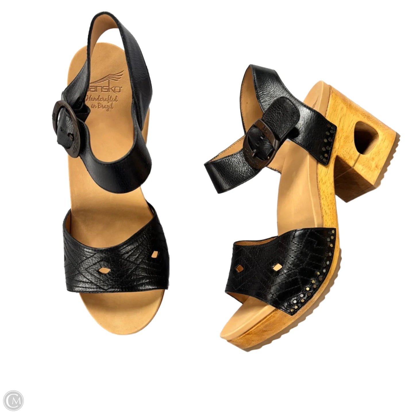 Shoes Heels Block By Dansko In Black & Brown, Size: 11.5