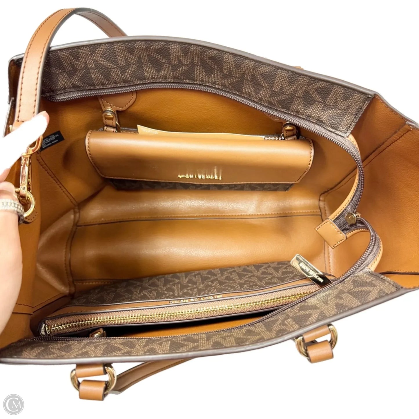 Tote Designer By Michael Kors, Size: Large