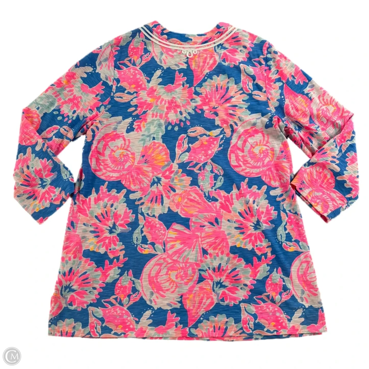 Dress Designer By Lilly Pulitzer In Blue & Pink, Size: Xl