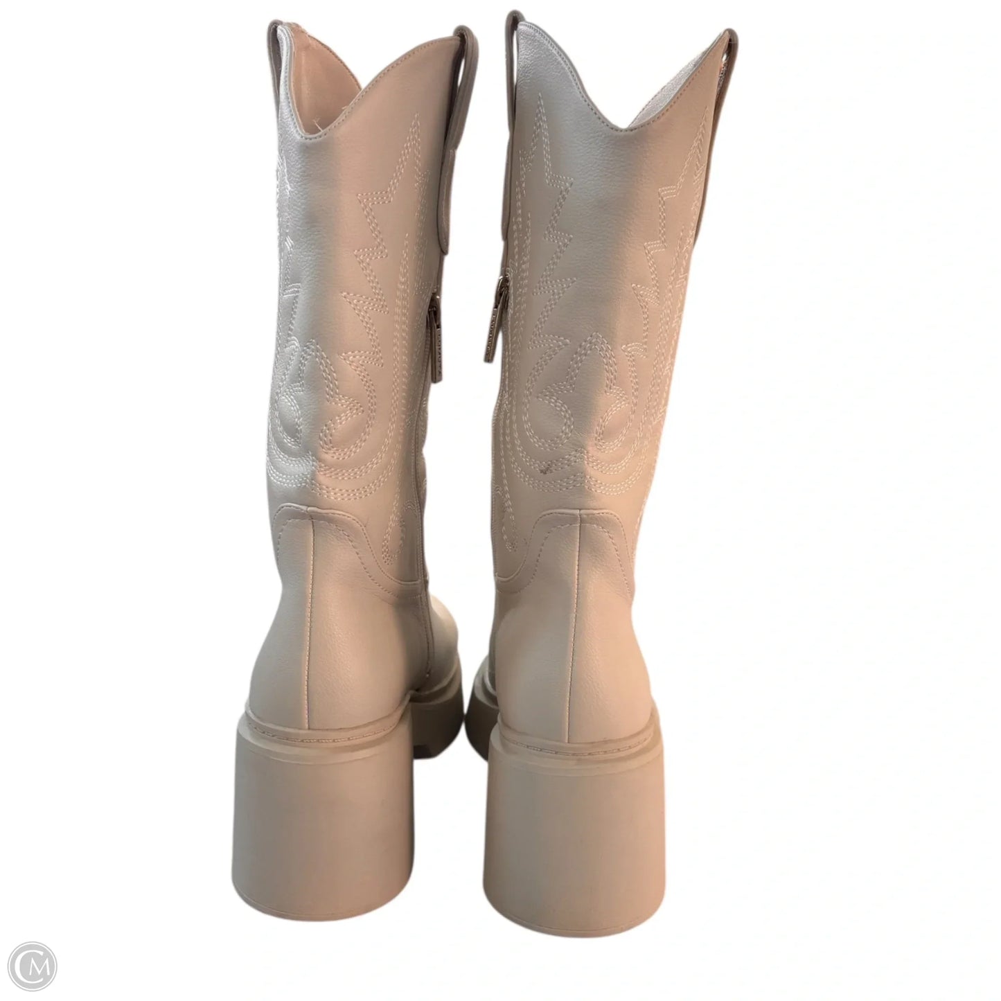Boots Western By Lumiere In White, Size: 8.5