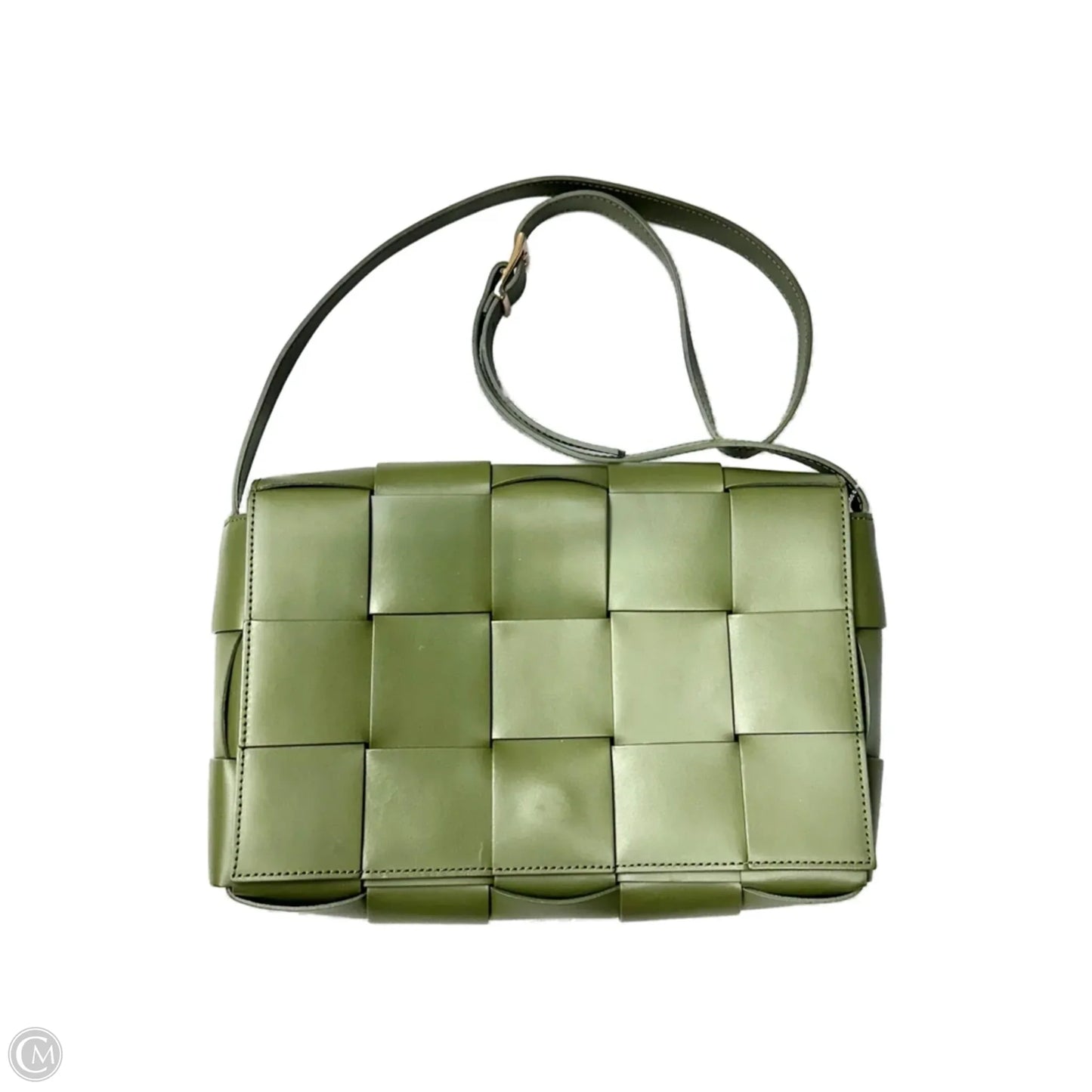 Crossbody Leather By Valentina Fiore Size: Large