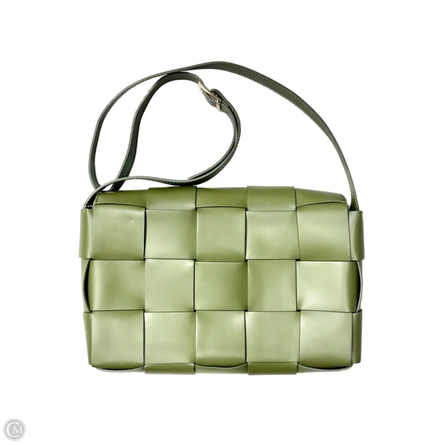 Crossbody Leather By Valentina Fiore Size: Large