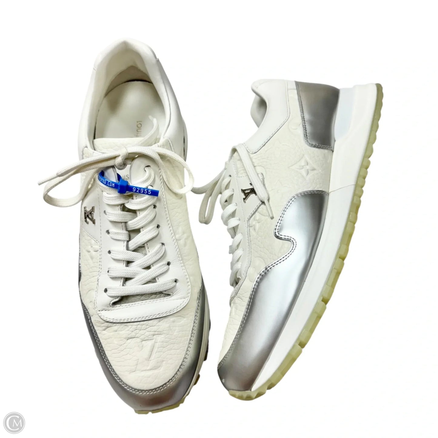 Shoes Luxury Designer By Louis Vuitton In White, Size: 9