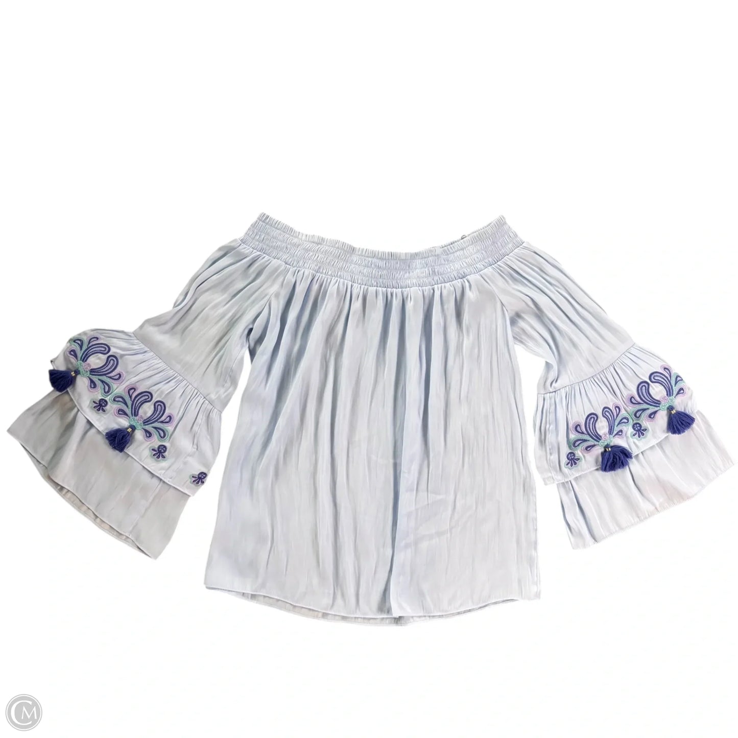 Top Long Sleeve Designer By Lilly Pulitzer In Blue, Size: S