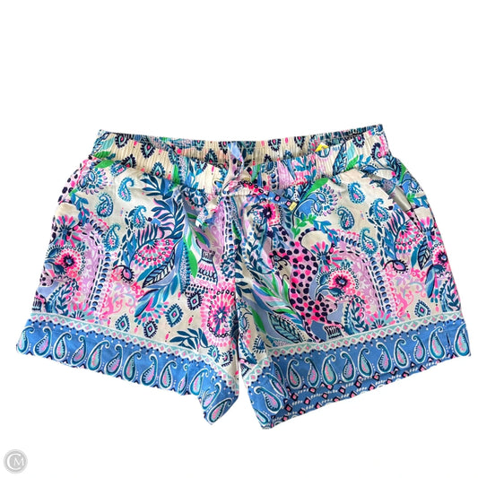 Shorts Designer By Lilly Pulitzer In Blue & Pink, Size: S