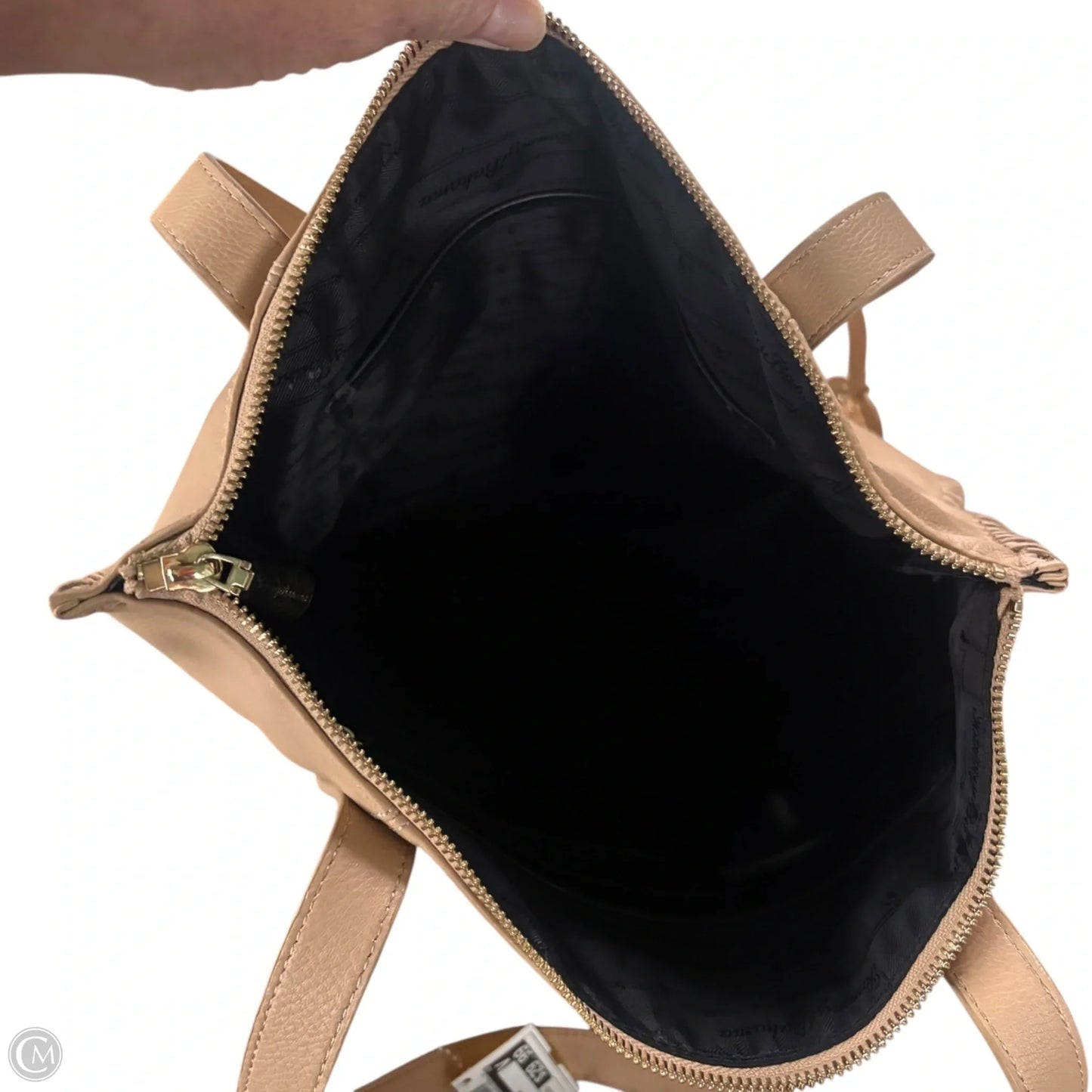 Handbag Leather By Tommy Bahama, Size: Medium