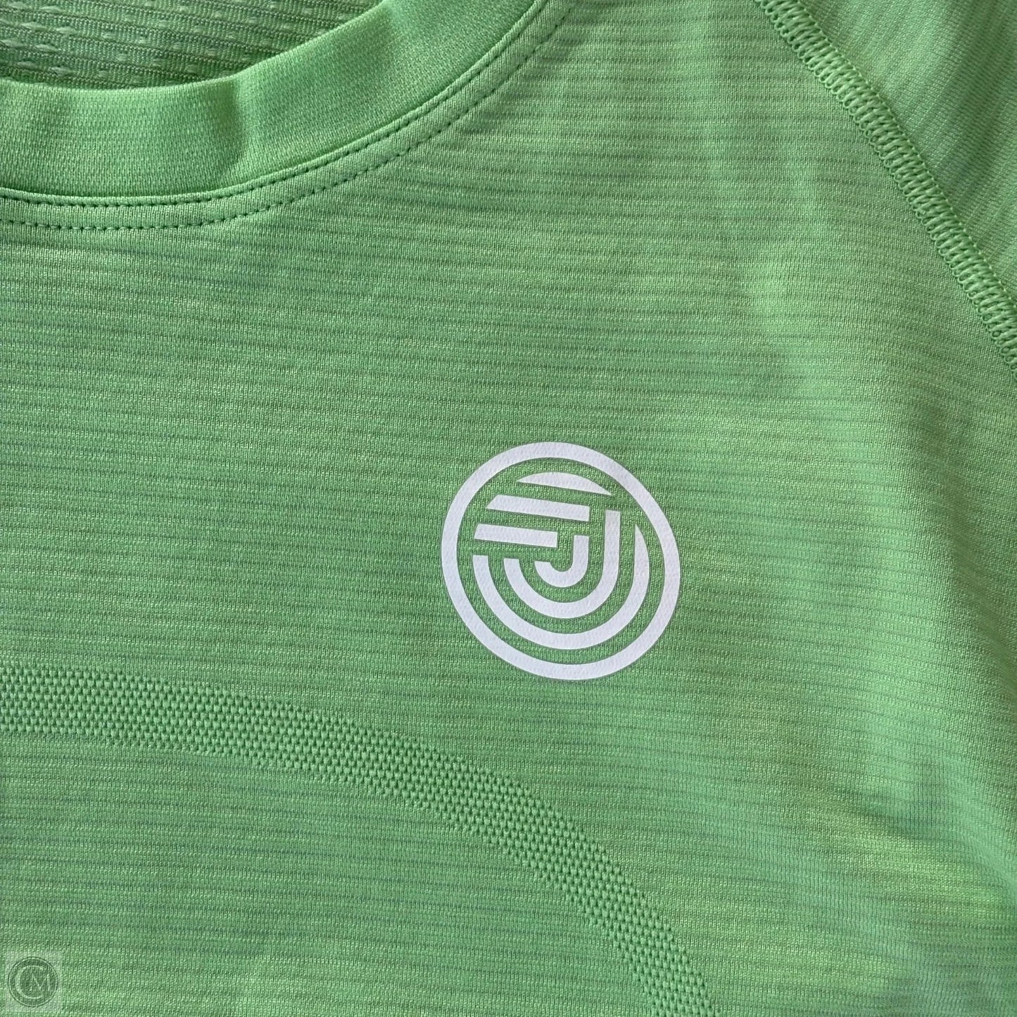 Athletic Top Long Sleeve Crewneck By Lululemon In Green, Size: M