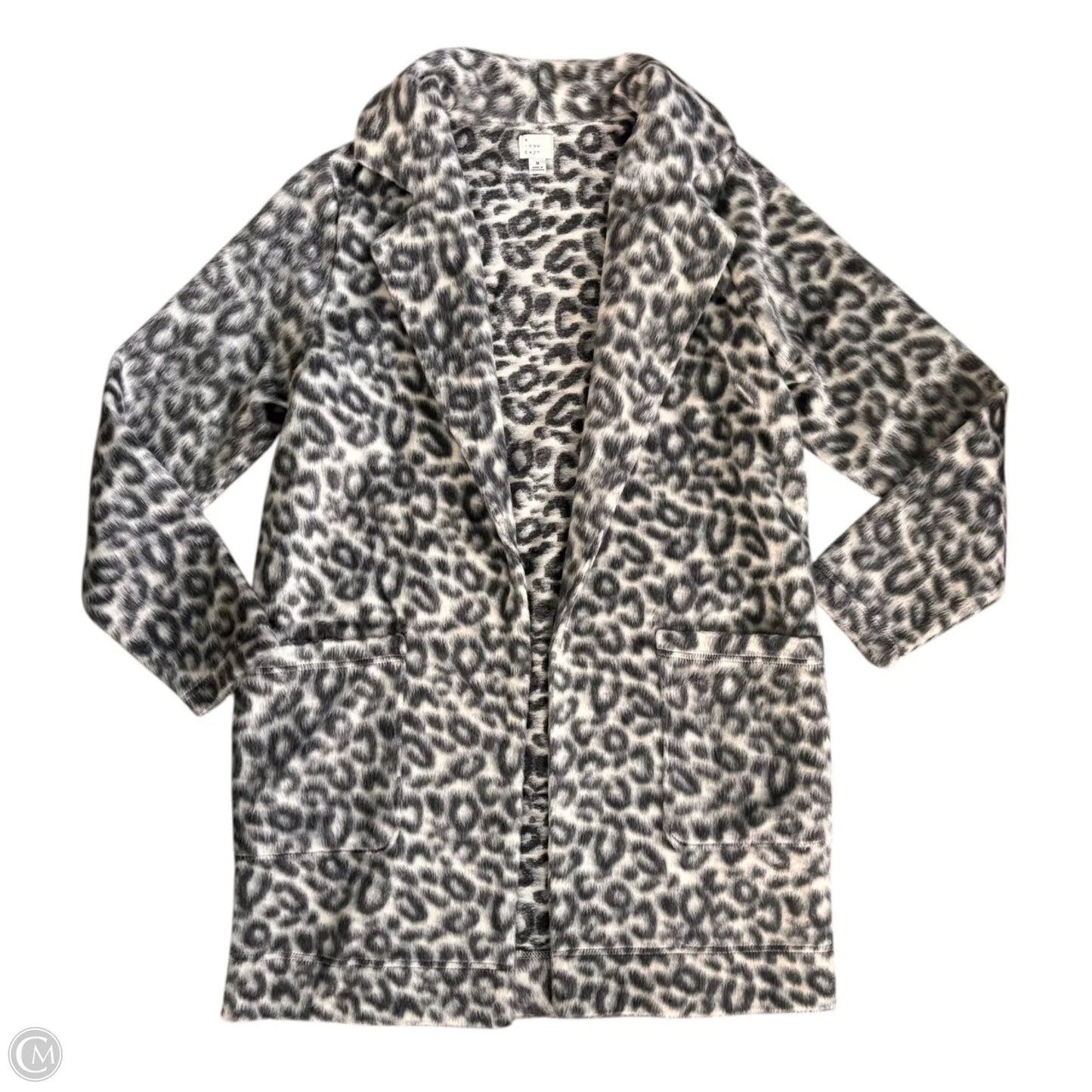 Coat Faux Fur & Sherpa By A New Day In Grey, Size: M