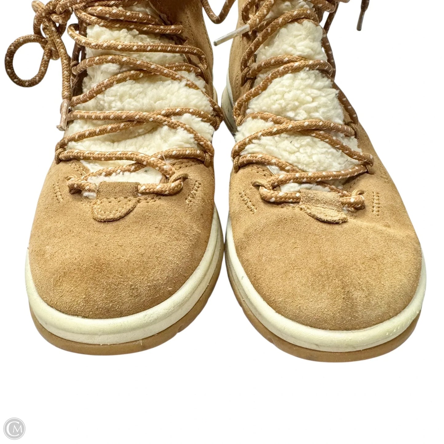 Boots Designer By Ugg In Brown, Size: 7.5