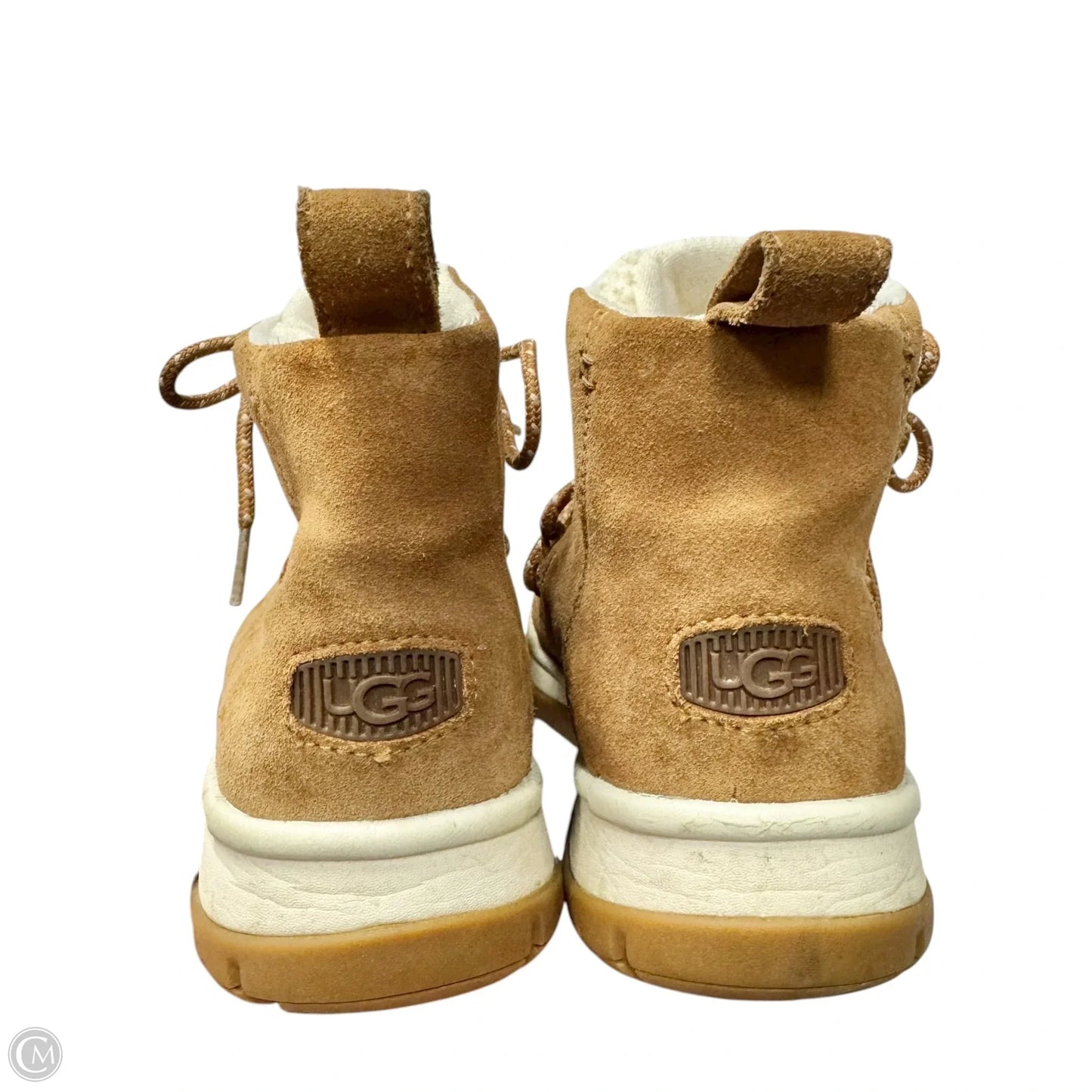 Boots Designer By Ugg In Brown, Size: 7.5