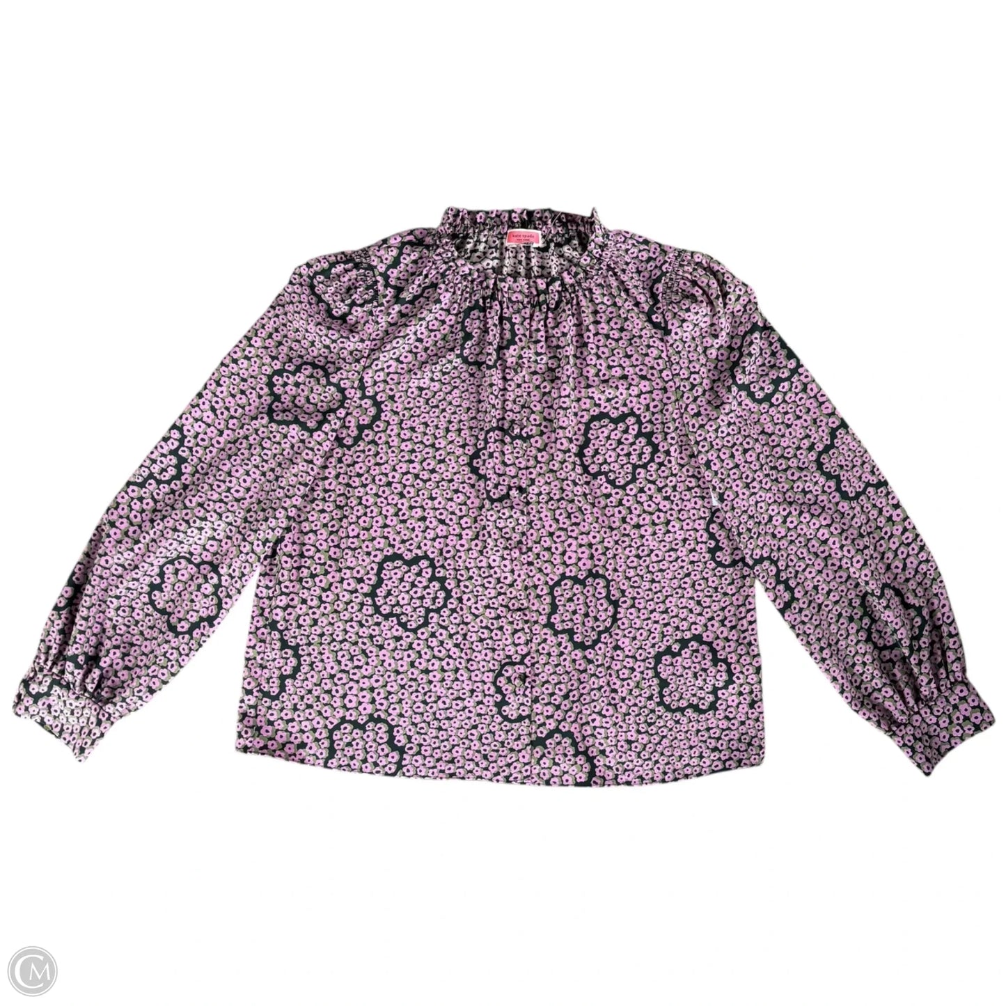 Top Long Sleeve Designer By Kate Spade In Purple, Size: Xl