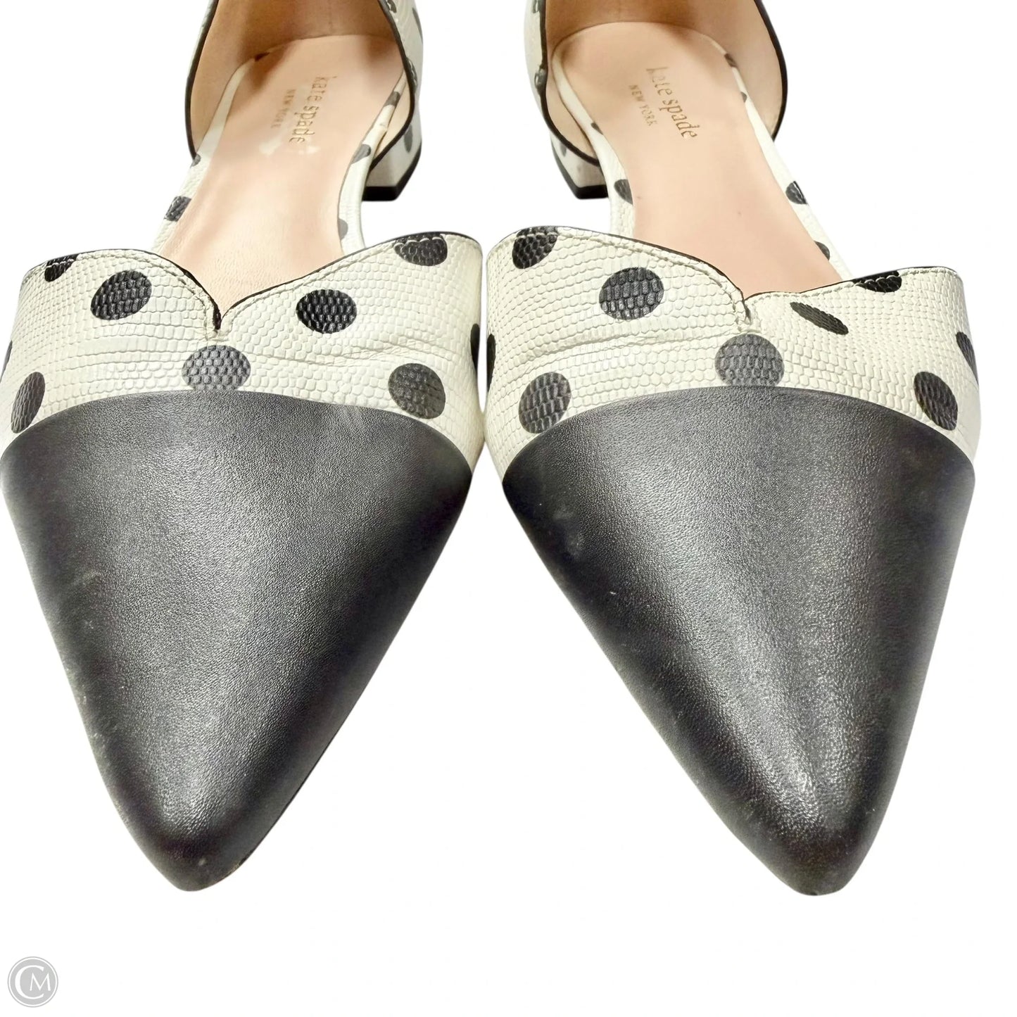 Shoes Designer By Kate Spade In Black & White, Size: 8.5