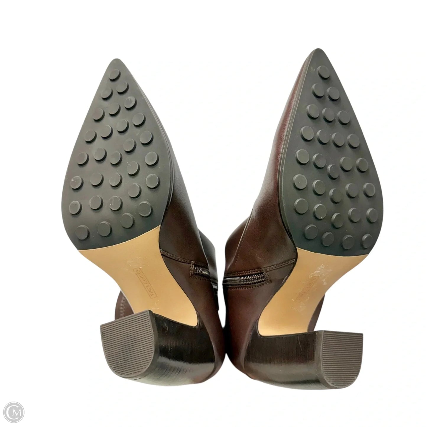 Boots Ankle Heels By Vince Camuto In Brown, Size: 8