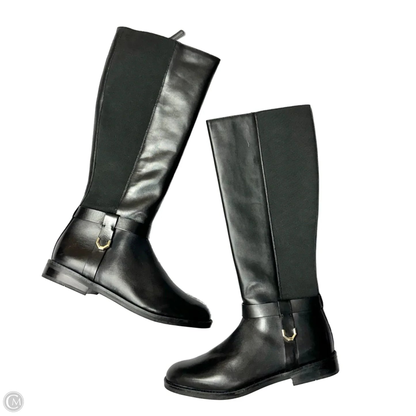 Boots Leather By Cole-haan In Black, Size: 10