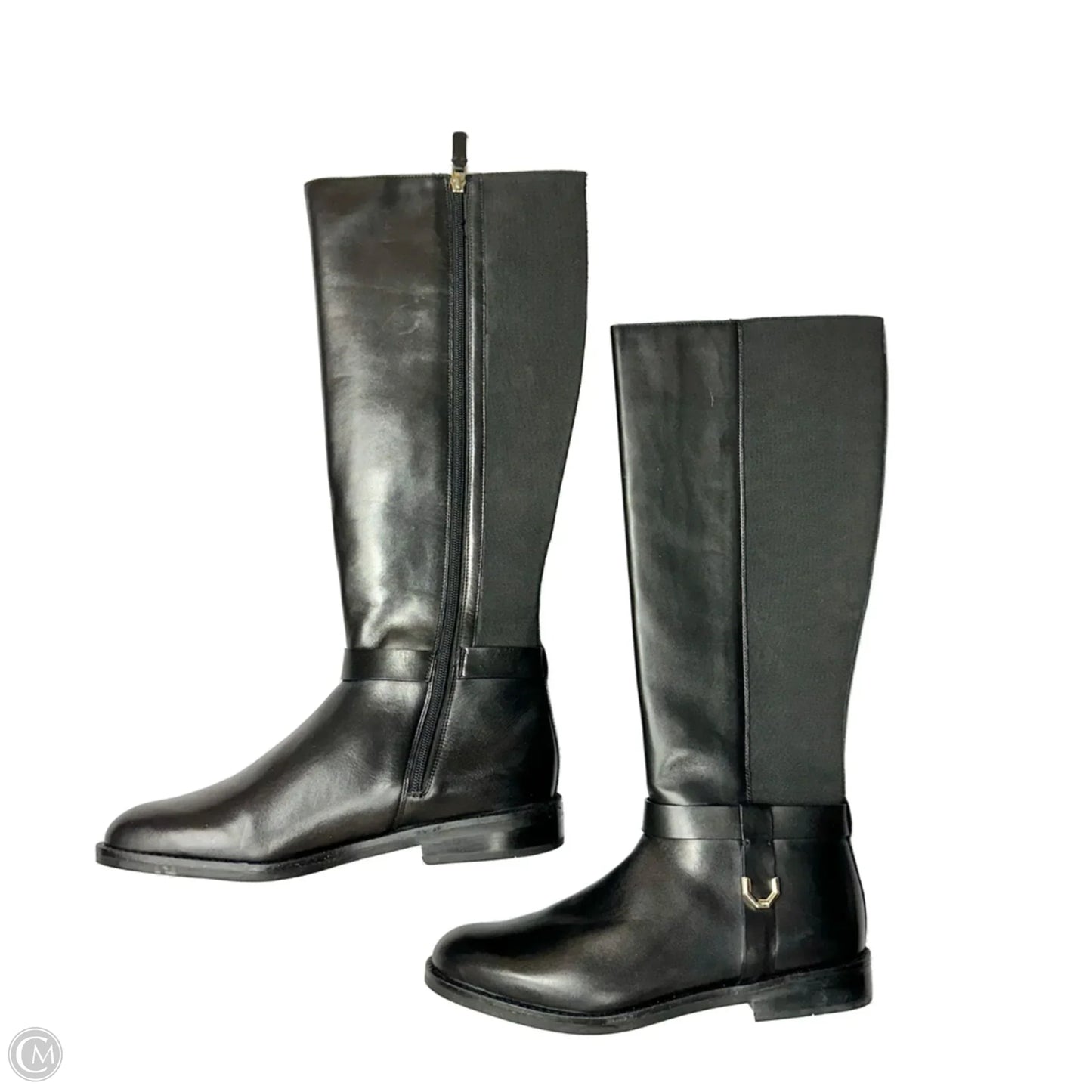 Boots Leather By Cole-haan In Black, Size: 10