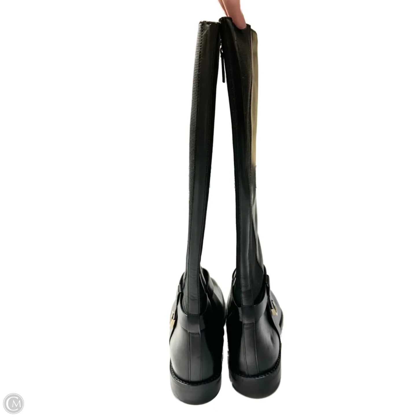 Boots Leather By Cole-haan In Black, Size: 10