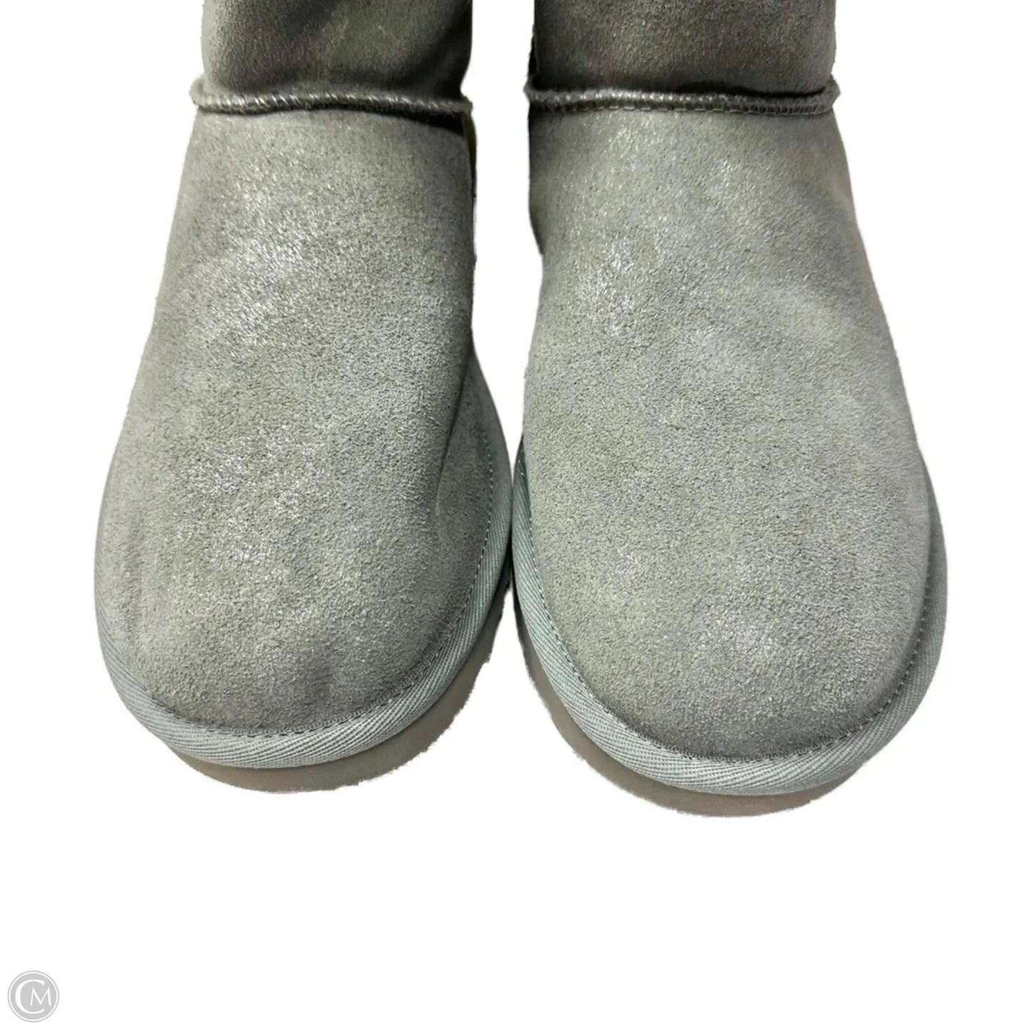 Boots Designer By Ugg In Grey, Size: 9