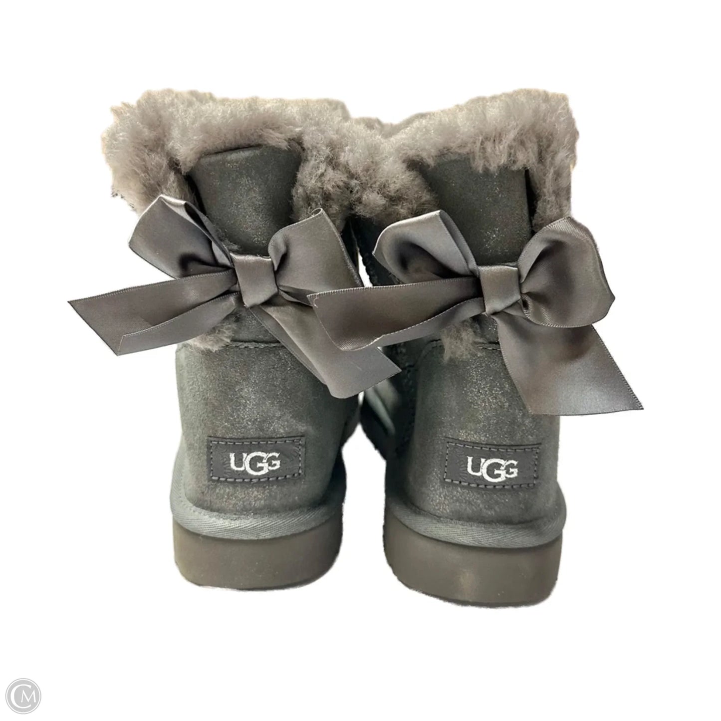 Boots Designer By Ugg In Grey, Size: 9