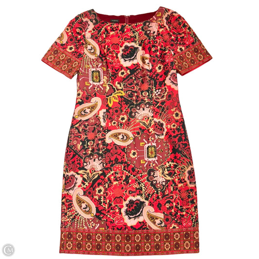 Dress Casual Midi By Talbots In Multi-colored, Size: M