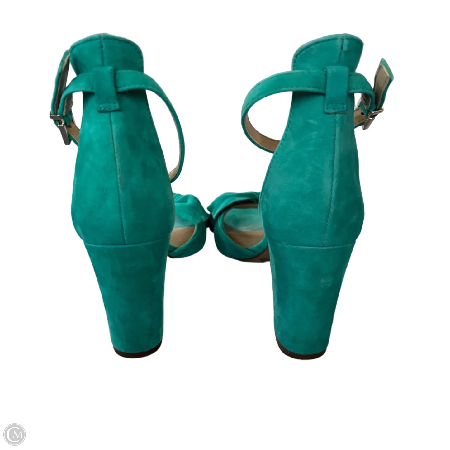 Sandals Heels Block By Vince Camuto In Blue, Size: 6.5