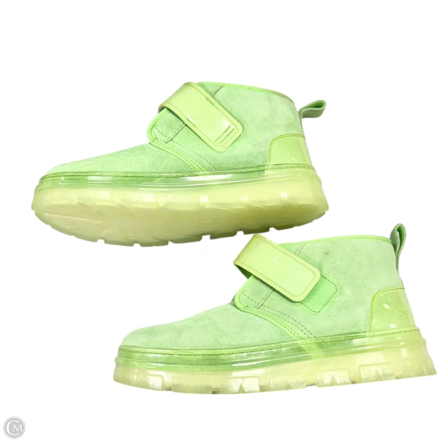 Boots Designer By Ugg In Green, Size: 9