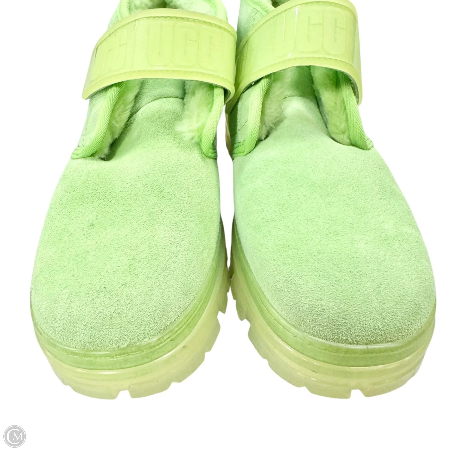 Boots Designer By Ugg In Green, Size: 9
