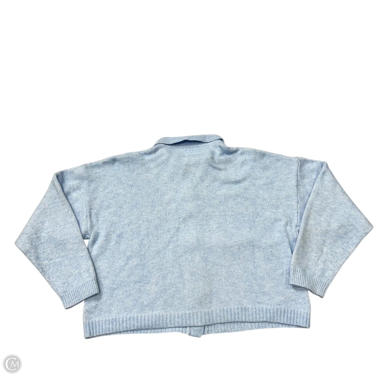 Sweater Cardigan By Asos In Blue, Size: L