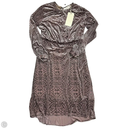 Dress Casual Midi By LaBellum Hillary Scott In Purple, Size: L