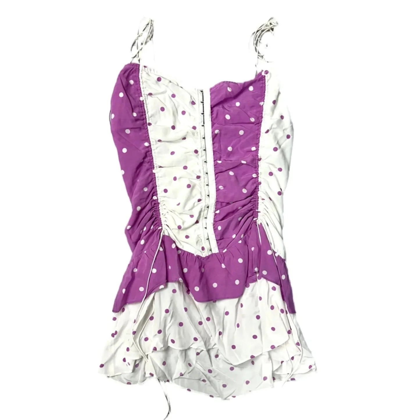 Dress Casual Short By For Love & Lemons In Polkadot Pattern, Size: M