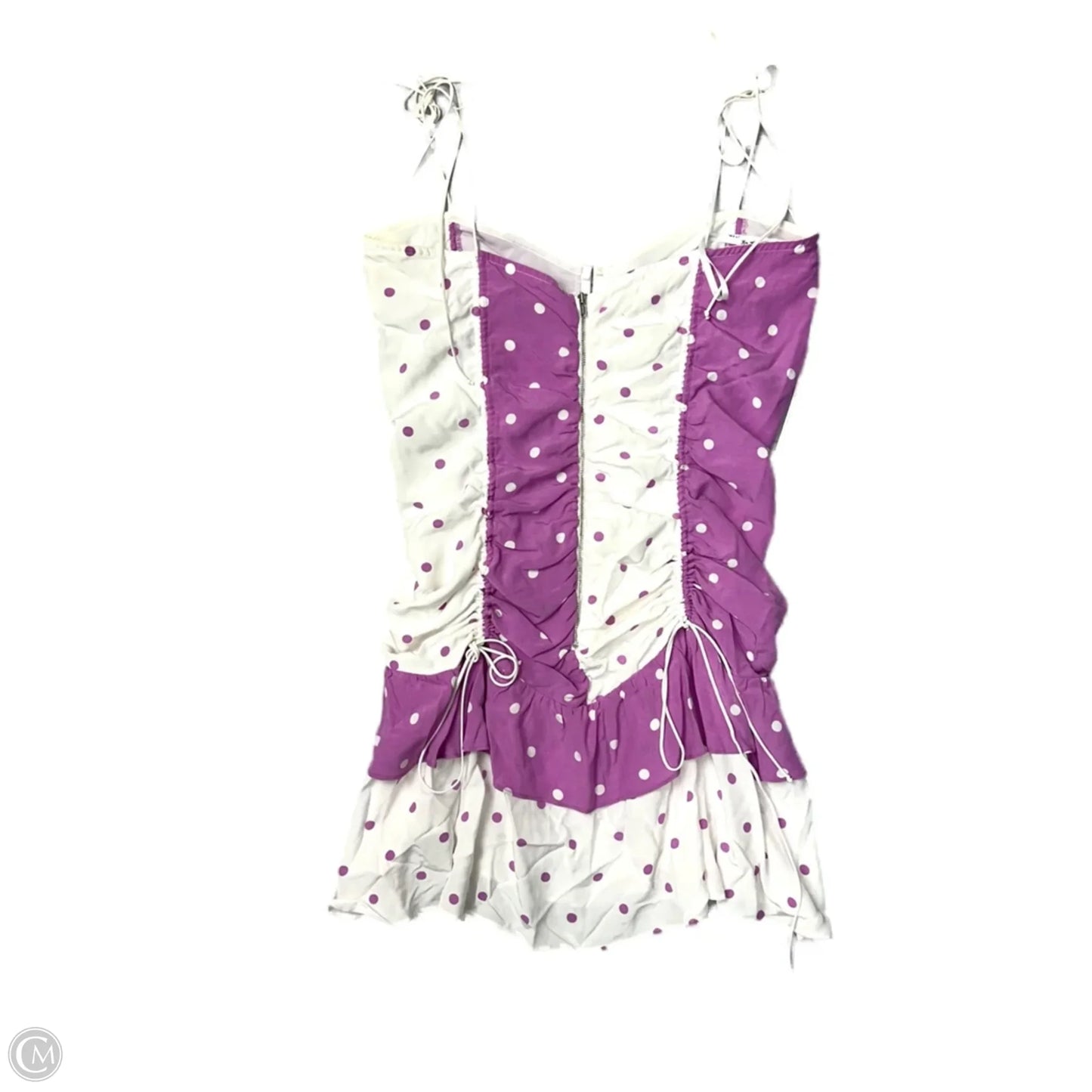 Dress Casual Short By For Love & Lemons In Polkadot Pattern, Size: M