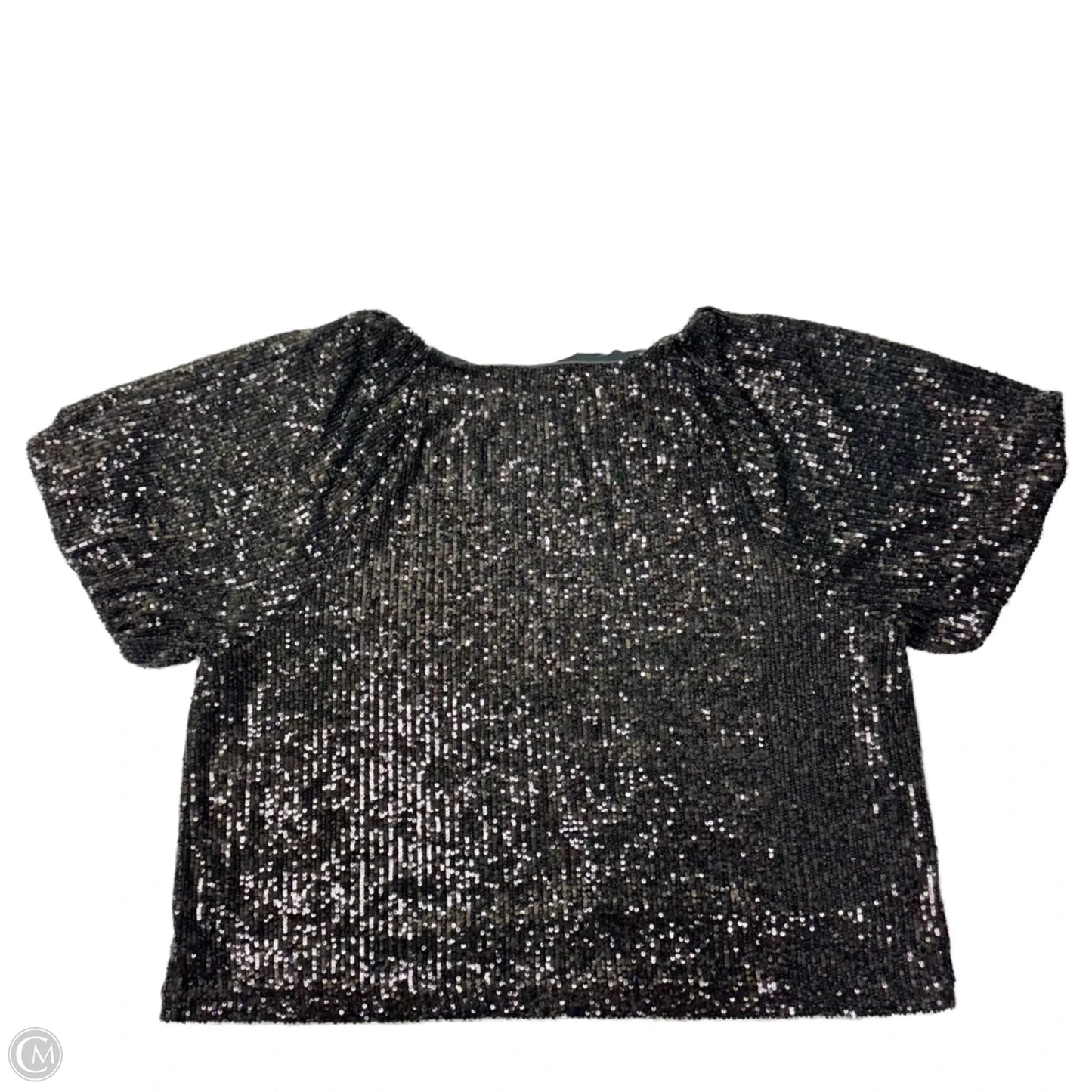 Top Short Sleeve Designer By Lilly Pulitzer In Black, Size: Xl