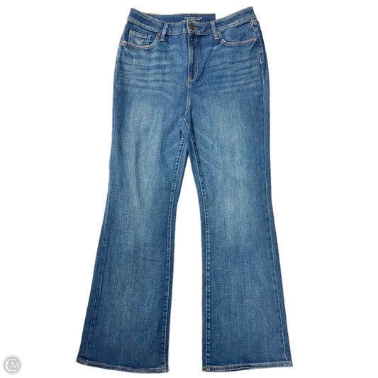 Jeans Flared By Chicos In Blue Denim, Size: 14