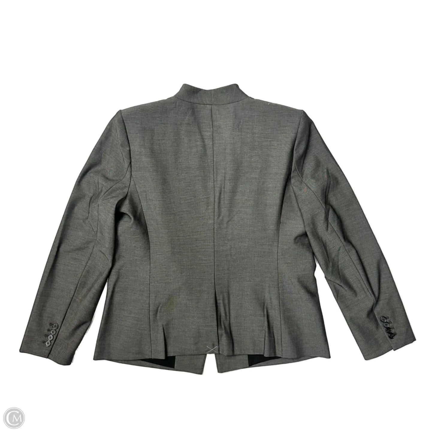 Blazer By Ann Taylor In Grey, Size: L