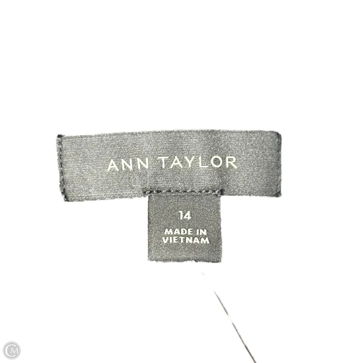 Blazer By Ann Taylor In Grey, Size: L