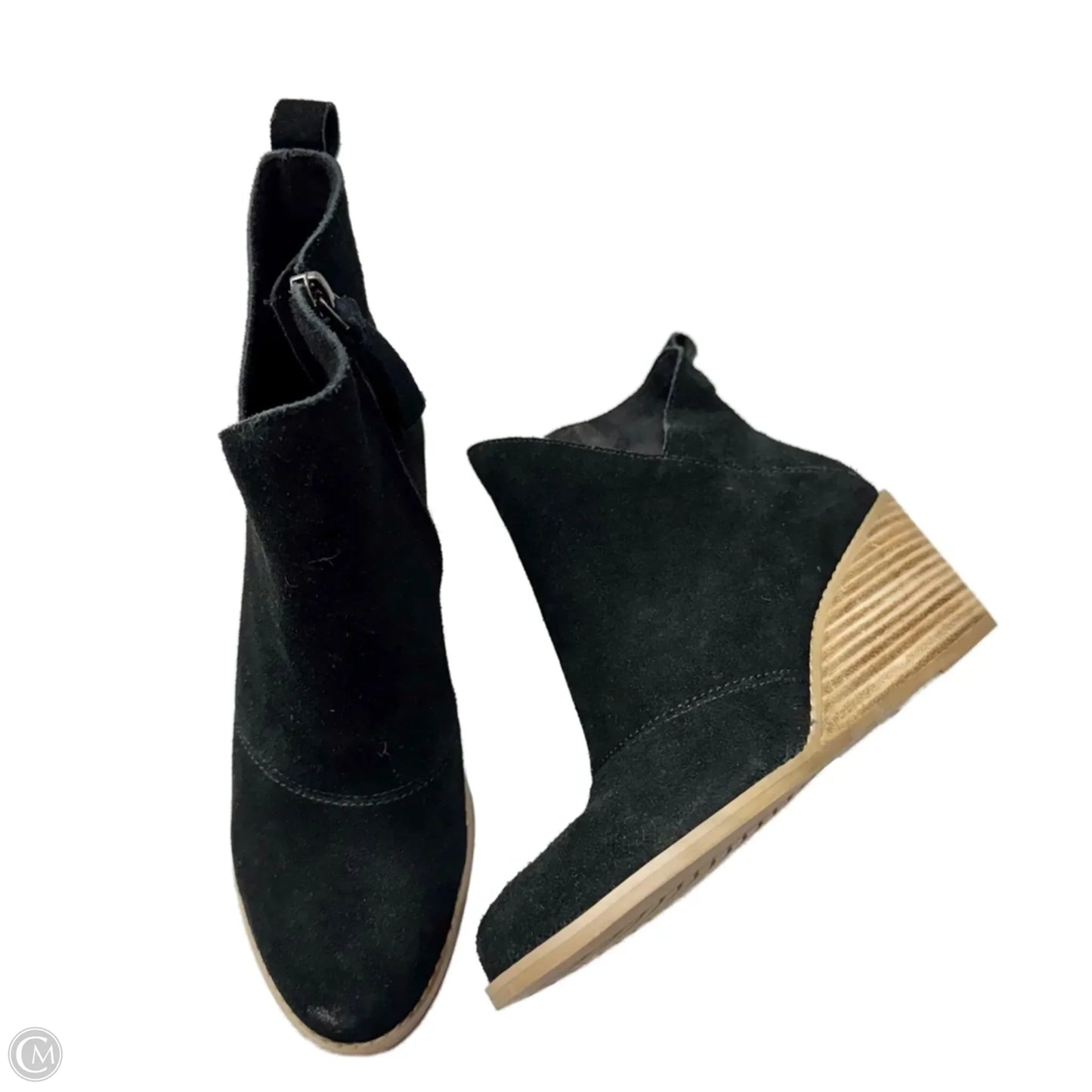 Boots Ankle Heels By Toms In Black, Size: 7