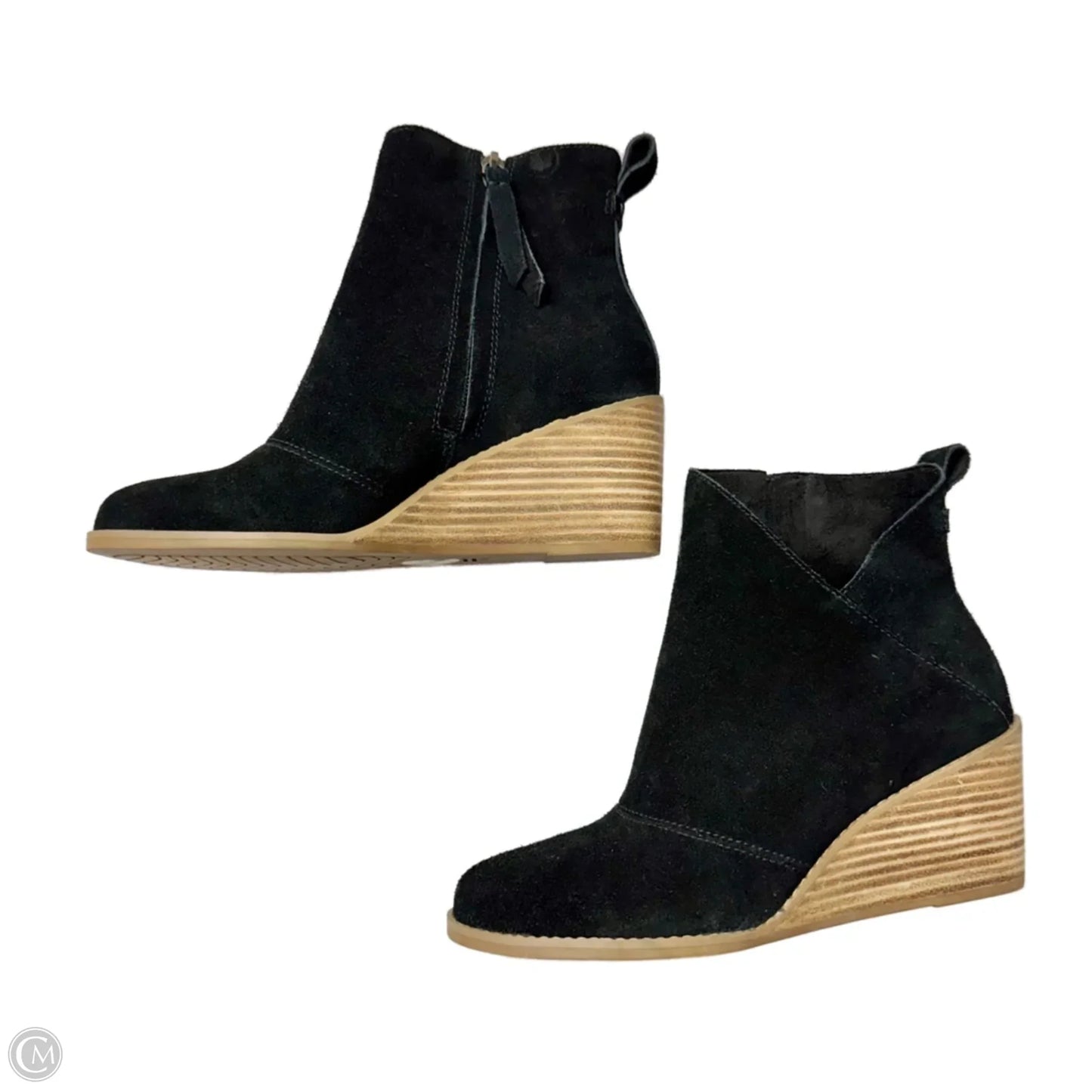 Boots Ankle Heels By Toms In Black, Size: 7