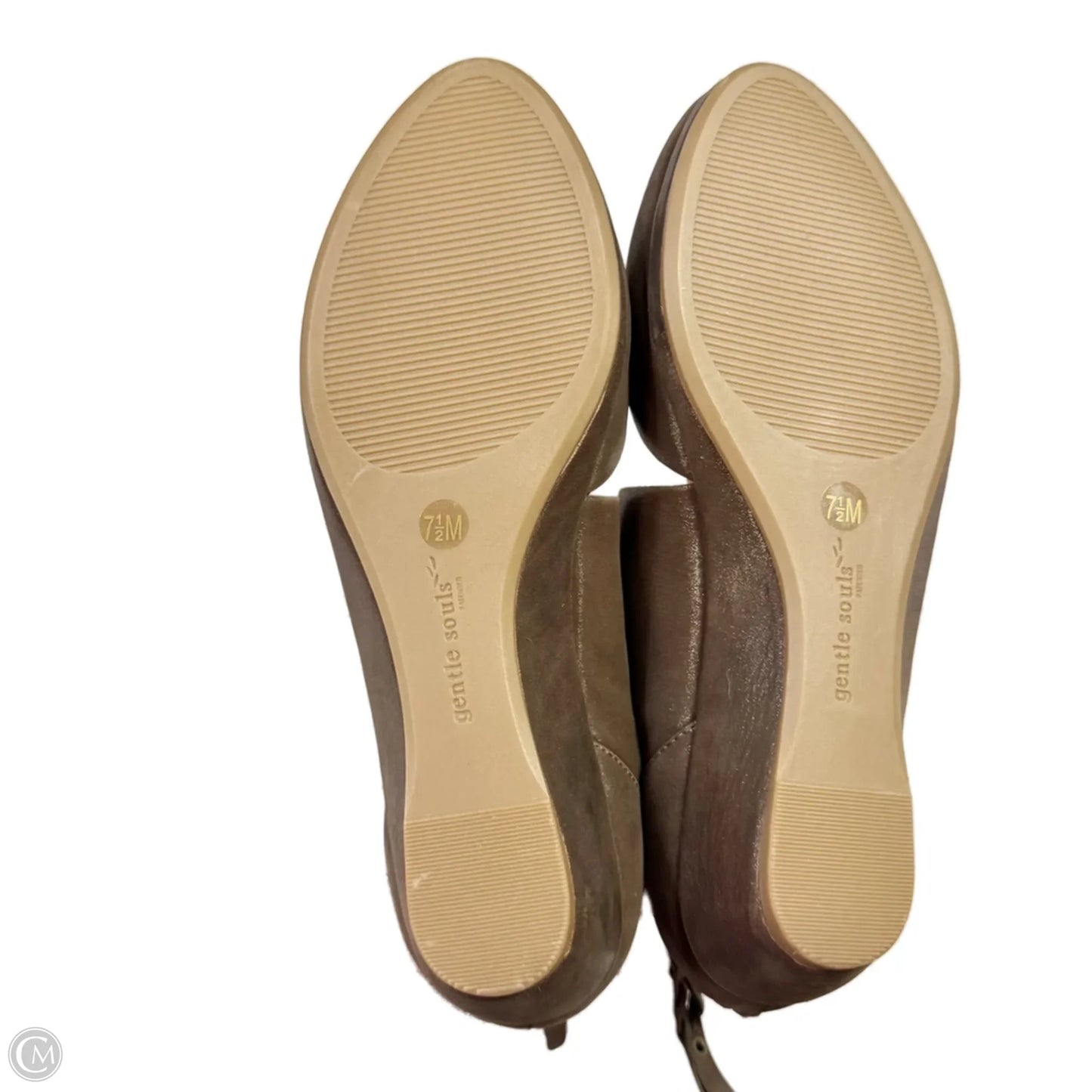 Shoes Flats By Gentle Souls In Brown, Size: 7.5