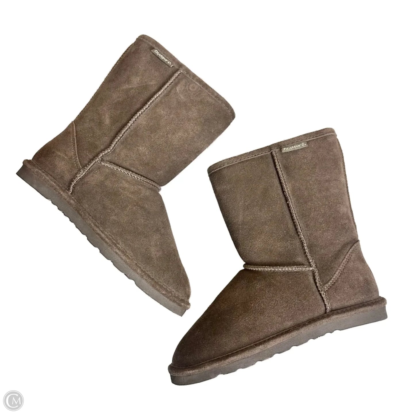 Boots Knee Flats By Bearpaw In Brown, Size: 7.5